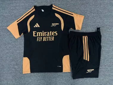 Kids Kit Arsenal 2026/27 Black Training Jersey (Size 16-28)