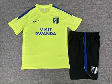 Kids Kit Atletico Madrid 2026/27 Fluorescent green Training Suit (Size 16-28)