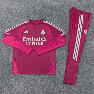 Real Madrid 2026/27 Rose training Suit half zip (S-2XL)
