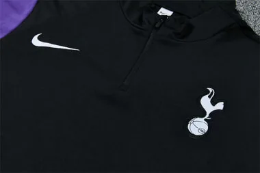 Tottenham 2026/27 Black Half zipper Training Suit (S-2XL)