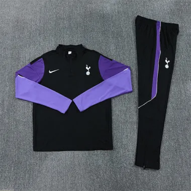 Tottenham 2026/27 Black Half zipper Training Suit (S-2XL)