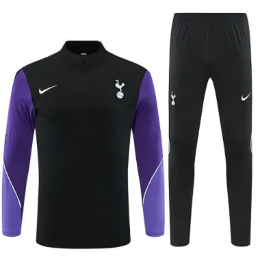 Tottenham 2026/27 Black Half zipper Training Suit (S-2XL)