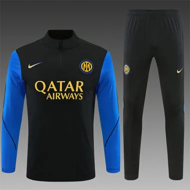 Inter Milan 2026/27 Black Half zipper Training Suit S-2XL