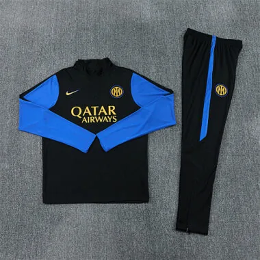 Inter Milan 2026/27 Black Half zipper Training Suit (S-2XL)