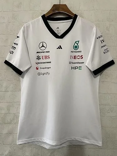 Mercedes 2026 White F1 Jersey S-5XL