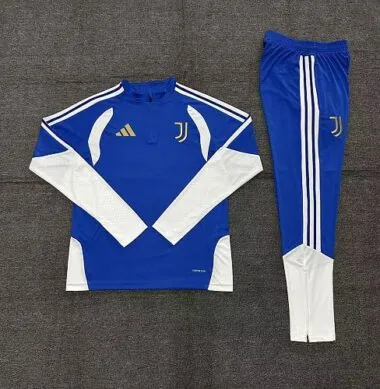 Juventus 2026/27 Blue Half zipper training clothes Kid (Size 10-18)