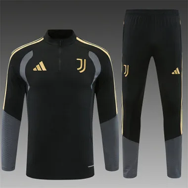 Juventus 2026/27 Black Half zipper Training Suit S-2XL