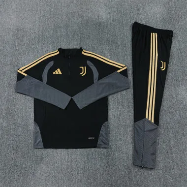 Juventus 2026/27 Black Half zipper Training Suit (S-2XL)
