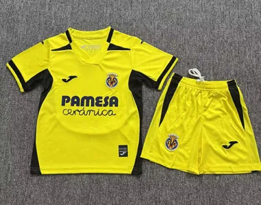 Villarreal FC 2026/27 Home kids kit Size 16-28