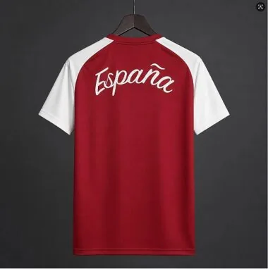 2026 Spain Pre-Match Red&White Jersey S-4XL