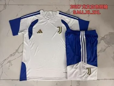 Juventus 2026/27 White And Blue Training Suit Size S-2XL
