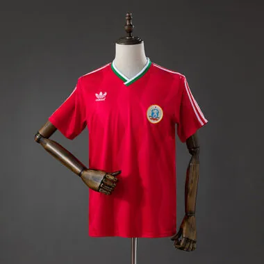 Retro 1986 Bulgaria away soccer jersey size S-2XL