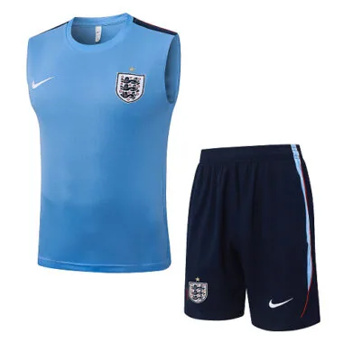 England 2026 Blue Vest Suit Size S-2XL