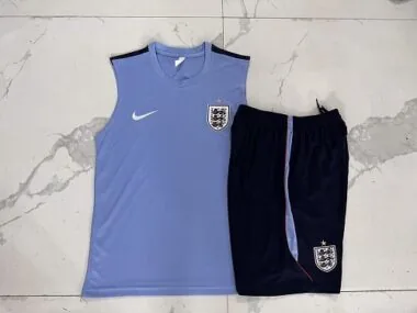 England 2026 Blue Vest Suit (S-2XL)