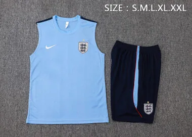 England 2026 Blue Vest Suit (S-2XL)