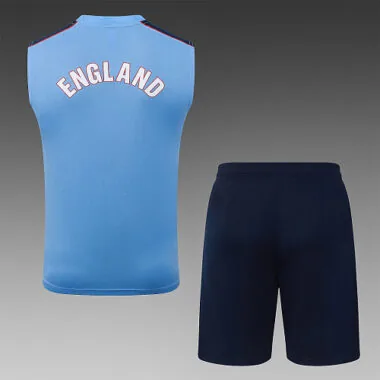 England 2026 Blue Vest Suit (S-2XL)