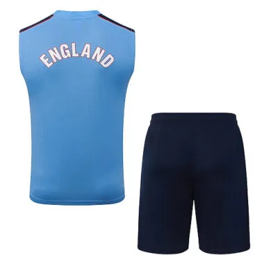 England 2026 Blue Vest Suit (S-2XL)