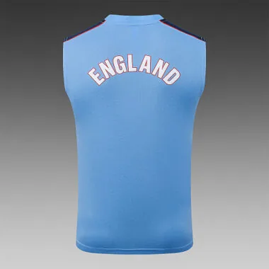 England 2026 Blue Vest Suit (S-2XL)