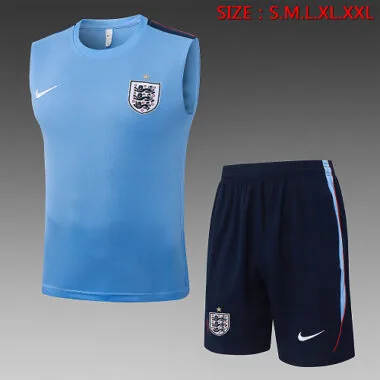 England 2026 Blue Vest Suit (S-2XL)