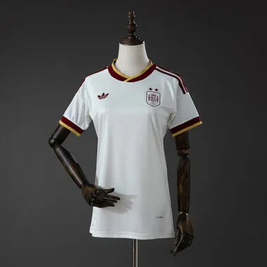Woman Spain 2026 World Cup Away soccer jersey size S-2XL（Two stars）