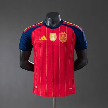 Spain 2026 Home 2-Star Champion Edition Player Version Jersey S-4XL