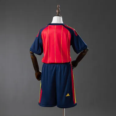Spain 2026 Home 2-Star Champion Edition Kids Kit Jersey (Size 16-28)