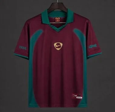 2026 Portugal x Cactus Jack Total 90 Pre-Match Wine Jersey S-4XL