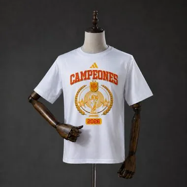 Spain We Are Champions T-Shirt White S-3XL