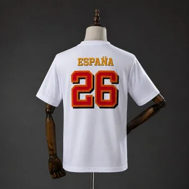 Spain We Are Champions T-Shirt White (S-3XL)