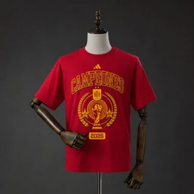 Spain We Are Champions T-Shirt Red S-3XL