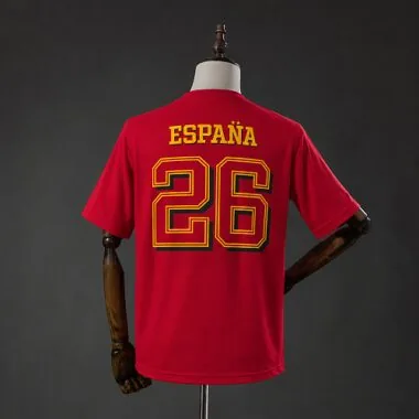 Spain We Are Champions T-Shirt Red (S-3XL)