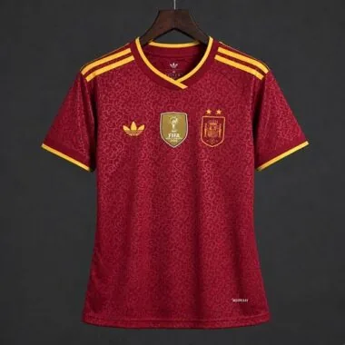 Woman Spain 2026 World Cup Third Away soccer jersey size S-2XL（Two stars）