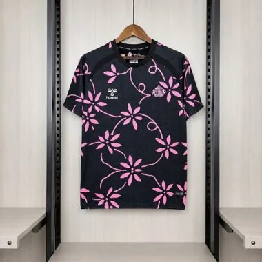 Men#039;s 2026/27 Sunderland Black And Pink Training Jersey S-4XL