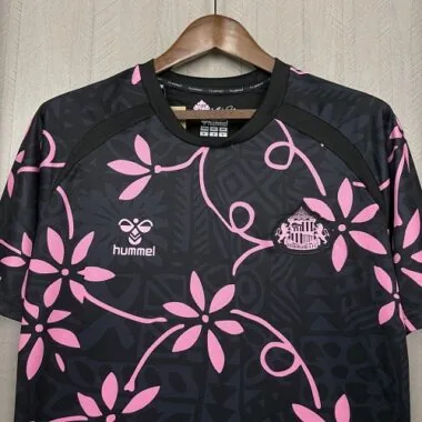 Men#039;s 2026/27 Sunderland Black And Pink Training Jersey S-4XL