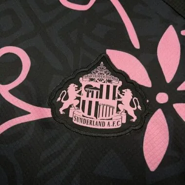 Men#039;s 2026/27 Sunderland Black And Pink Training Jersey S-4XL