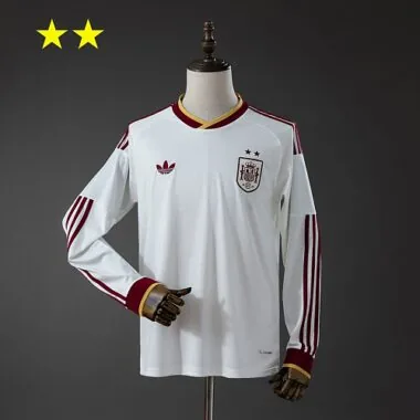Spain 2026 Away 2-Star Champion Edition Long Sleeve Jersey (S-2XL)