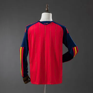 Spain 2026 Home 2-Star Champion Edition Long Sleeve Jersey (S-2XL)