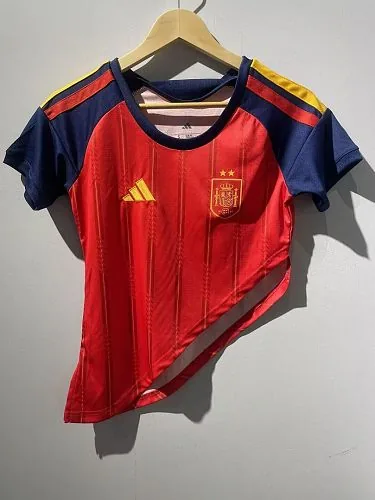 Spain 2026 World Cup Two-Star Home Special Edition Jersey for Women Size S-2XL