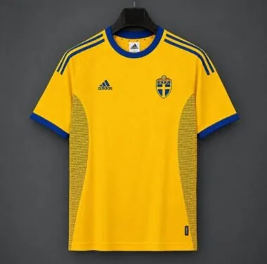 Retro 2002 Sweden Home Jersey Size S-2XL