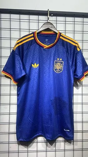 2026 Spain Trefoil Royal Blue Special Edition Jersey Size S-4XL