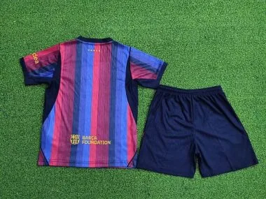 Barcelona 2026/27 Home Player Version Kids Kit (Size 16-28)