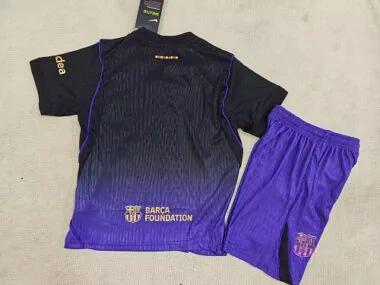 Barcelona 2026/27 Third Away Player Version Kids Kit (Size 16-28)
