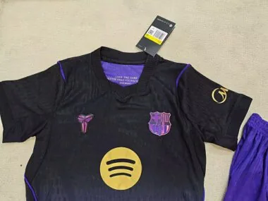 Barcelona 2026/27 Third Away Player Version Kids Kit (Size 16-28)
