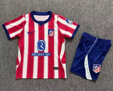Kids kit Atletico Madrid 2026/27 Home Soccer Jersey Size 16-28