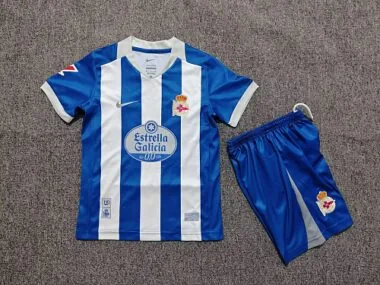 Deportivo de La Coruna 2026/27 Home Kids Kit Size 16-28