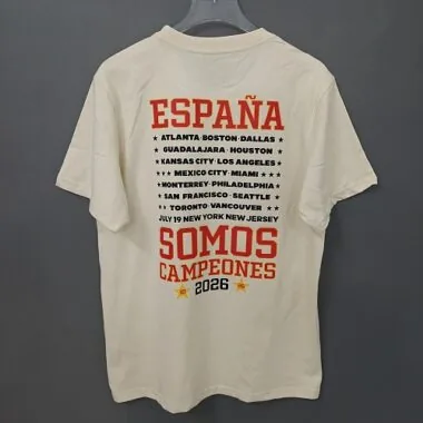 Spain 2026 Two-Star Champion Edition T-Shirt