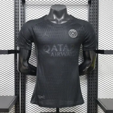 Paris Saint-Germain 2026/27 All Black Special Edition Player Version Jersey Size S-2XL