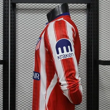 Atletico Madrid 2026/27 Home Long Sleeve Player Version Jersey (S-2XL)