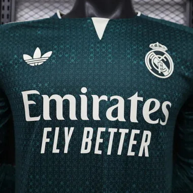 Real Madrid 2026/27 Away Long Sleeve Player Version Jersey for Men (S-3XL)