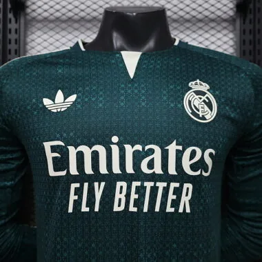 Real Madrid 2026/27 Away Long Sleeve Player Version Jersey for Men (S-3XL)